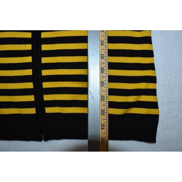 University of Missouri Emerson Street Unisex Sweater XL Yellow Cardigan Striped - Picture 12 of 12